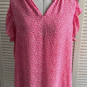 Floral Pink Women's Top